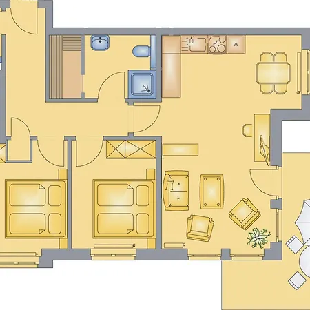 アパート Brise Seeresidenz Haus Nordic App 13